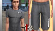 Puma Pack Athletic Set for Sims 4 miniature 3
