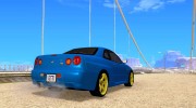 Nissan Skyline GTR-34 for GTA San Andreas miniature 4