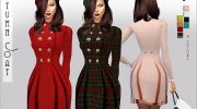Autumn Coat для Sims 4 миниатюра 1