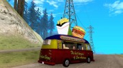 Burger Van для GTA San Andreas миниатюра 4