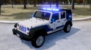 Jeep Wrangler Rubicon 2013 Police for GTA 4 miniature 4