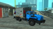 Урал 44202-0311-60Е5 Передвижная мастерская УЗСТ для GTA San Andreas миниатюра 1