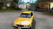 BMW 750I E32 for GTA San Andreas miniature 1