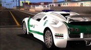 2009 Bugatti Veyron 16.4 Dubai Police para GTA San Andreas miniatura 2