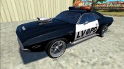 1970 Dodge Challenger Police LVPD для GTA San Andreas миниатюра 1