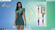 Платье Madlen Lucia Dress для Sims 4 миниатюра 4