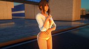 Hot Misaki - School (No Skirt) для GTA San Andreas миниатюра 4