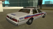 Chevrolet Caprice 1987 Toronto Metro Police para GTA San Andreas miniatura 3