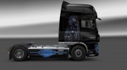 Скин Husk для DAF XF para Euro Truck Simulator 2 miniatura 4