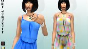 Short JumpSuit для Sims 4 миниатюра 1