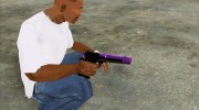 Фиолетовый Desert Eagle для GTA San Andreas миниатюра 3