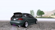Honda Civic EG6 JDM для GTA San Andreas миниатюра 4