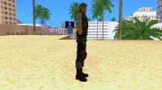 Chris Redfield для GTA San Andreas миниатюра 4