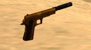 Gold Silenced Pistol for GTA San Andreas miniature 3