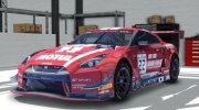 2018 Nissan GTR Nismo GT3 для GTA San Andreas миниатюра 3