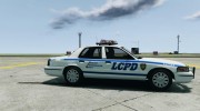 Ford Crown Victoria Police Department 2008 Interceptor LCPD for GTA 4 miniature 5