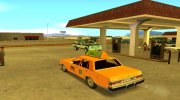 Dodge Diplomat 1987 Taxi для GTA San Andreas миниатюра 4