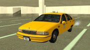 Chevrolet Caprice Taxi 1991 for GTA San Andreas miniature 1