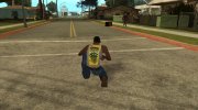 Белая майка Teenage Mutant Ninja Turtles (2003) para GTA San Andreas miniatura 4