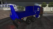 МАЗ-6502 с КМУ АНТ 8.5-2 Росгеология para GTA San Andreas miniatura 2