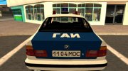 BMW 525i (E34) ГАИ 1991 для GTA San Andreas миниатюра 4
