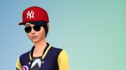 Набор кепок Sporty Caps для Sims 4 миниатюра 5