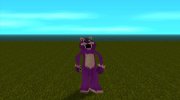 Человек в фиолетовом костюме худого саблезубого тигра из Zoo Tycoon 2 for GTA San Andreas miniature 2