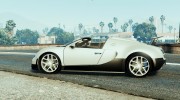 Bugatti Veyron Vitesse for GTA 5 miniature 2