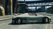 Koenigsegg Agera R для GTA 4 миниатюра 5