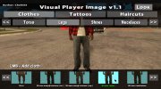 Visual Player Image v1.1 для GTA San Andreas миниатюра 4