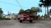 ГАЗ 3309 Пожарная для GTA San Andreas миниатюра 5