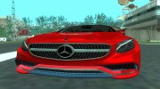 Mercedes-Benz S63 AMG Coupe v1 para GTA San Andreas miniatura 2