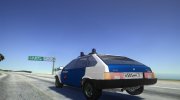 ВАЗ - 2109 Милиция для GTA San Andreas миниатюра 3