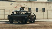 Land Rover 110 Pickup Armoured with Deactivated Turret 1.1 для GTA 5 миниатюра 5