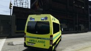 Mercedes-Benz Sprinter PK731 Ambulance para GTA 4 miniatura 4