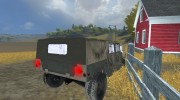 Hummer H1 Military для Farming Simulator 2013 миниатюра 6