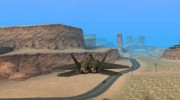 F-22 Raptor для GTA San Andreas миниатюра 3