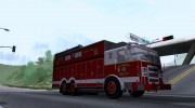 Pierce Walk-in SFFD Heavy Rescue для GTA San Andreas миниатюра 5