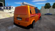 Volkswagen T5 Аварийная газовая служба for GTA San Andreas miniature 4
