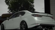 Lexus GS-F для GTA San Andreas миниатюра 5