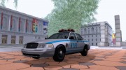Ford Crown Victoria 2003 NYPD White for GTA San Andreas miniature 4