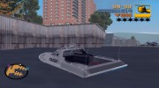 Полицейский катер HQ para GTA 3 miniatura 4