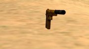 Gold Silenced Pistol for GTA San Andreas miniature 2