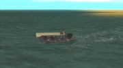 Надувная лодка Zodiac для GTA San Andreas миниатюра 2