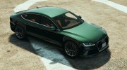 Audi RS7 Sportback 2015 для GTA 5 миниатюра 4