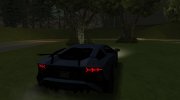 Lamborghini Aventador Lowpoly для GTA San Andreas миниатюра 18