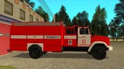 Автоцистерна пожарная АЦ-40 (ЗИЛ-433104) для GTA San Andreas миниатюра 4