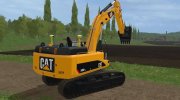 Caterpillar 345D Pack para Farming Simulator 2017 miniatura 2
