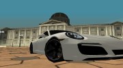 Porsche 911 Turbo S 2016 Lowpoly для GTA San Andreas миниатюра 5