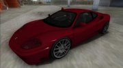 Ferrari 360 Modena FBI для GTA San Andreas миниатюра 3